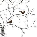 Ver imagem 4 de Arranjo Árvore Seca com Passarinhos Para Decoração de Paredes Libertas Rosas Arranjos