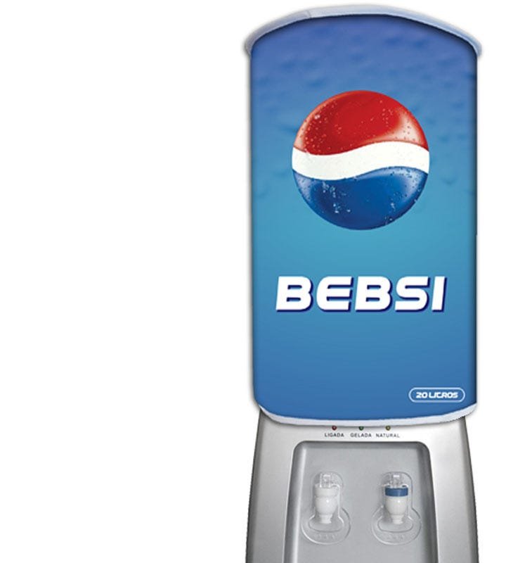 Capa De Galão De Água Divertida 20l: Bebsi - 1