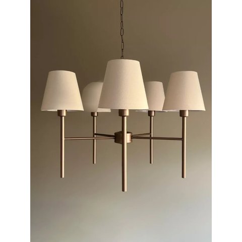 Lustre Estilo Tocheiro 5 Braços