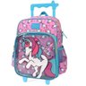 Kit Mochila com Rodinhas Up4you Unicórnio com Lancheira - Lilás - 2