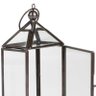 Lanterna Retangular em Metal e Vidro Transparente - 15x8 cm - 3