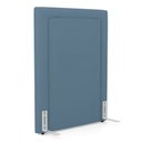 Ver imagem 2 de Cabeceira Cama Box Solteiro Alba 90cm com Frame Linho Azul - Desk Design
