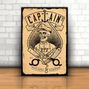 Ver imagem 1 de Placa Decorativa Barber Shop Capitan-30X45Cm