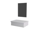 Ver imagem 1 de Conjunto Bancada e Espelheira Ktme602 Perffect Acetinado Branco Chess