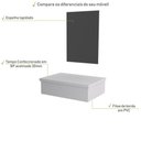 Ver imagem 4 de Conjunto Bancada e Espelheira Ktme602 Perffect Acetinado Branco Chess