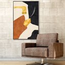 Ver imagem 1 de Quadro Decorativo Abstrato Convexo I Sala Quarto Casa Escritório