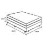 Cama Box Baú Casal Colchão Mola Ensacada Victory + Box Sintético Marrom 68x138x188 - 6