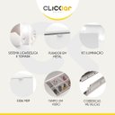 Ver imagem 5 de Penteadeira Camarim Com Espelho e Luzes 117 Cm Bianca 5 Gavetas MDP Branco - ClickLar