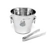 Balde para Gelo de Inox com Pegador - Santos F.C. - 1