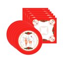 Ver imagem 2 de Kit Sousplat + Guardanapo Natal Cervos Nsw 6 Peças com Base