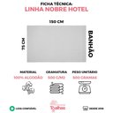 Ver imagem 3 de Kit 4 Toalhas Banhão Gigante para Hotel Grossa - Nobre - Branco