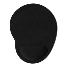 Mouse Pad Ergonômico Confort com Apoio de Punho Silicone em Gel Antiderrapante Colorido:preto - 1