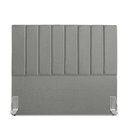 Ver imagem 2 de Cabeceira Estofada Casal Carla 140cm Linho Cinza Escuro