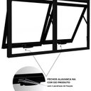 Ver imagem 3 de Janela de Alumínio Máximo Ar Duplo Horizontal 60x100cm Lucasa Ideale Preto