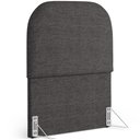 Ver imagem 2 de Cabeceira Cama Box 100cm Orgânica Lanna W01 Linho Cinza Escuro - Lyam Decor