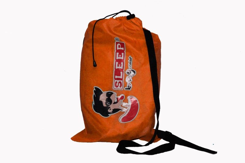 Sofá Inflável Sleep Bag laranja - 2