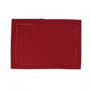 Ver imagem 1 de Americano de Linho Vermelho 36x50 Cm