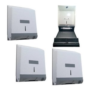 Kit 10 Suporte Dispenser Papel Toalha Branco Parede Jsn