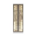 Ver imagem 7 de Guarda-Roupa Modulado Reflecta com LED Canto Oblíquo 7 Portas 6 Gavetas 100% MDF Cairo
