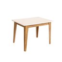 Ver imagem 2 de Conjunto Mesa Retangular Sophia com 4 Cadeiras Melina Fosca Asgard Bege Freijó e Off White