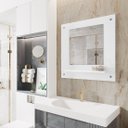 Ver imagem 1 de Espelheira de Banheiro Clio Branco - Comprar Moveis em Casa