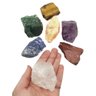 Kit Misto de 7 Pedras Dos Chakras Brutas 100% Naturais - 5
