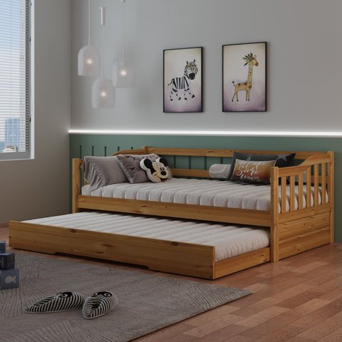 Bicama Infantil em Madeira Maciça American