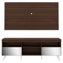Ver imagem 3 de Rack Com Painel Tv 65" Retrô Com Espelho Flórida Multimóveis V3138 Duna/Branco Duna/Branco