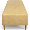 Ver imagem 5 de Kit 02 Puffs Decorativo Sala de Estar Bali W01 Pés Palito 190x60cm Couríssimo Fendi - Lyam Decor