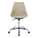 Ver imagem 3 de Cadeira Polipropileno Saarinen Office; Design para Home Office e Escritório - Nude
