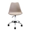 Ver imagem 2 de Cadeira Polipropileno Saarinen Office; Design para Home Office e Escritório - Nude