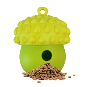 Brinquedo Interativo Comedouro Cachorro Pet Gato Raçao Mordedor Recompensa Guloseima Brincadeira Ani