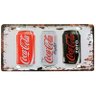 Placa De Metal Decorativa Coca Cola Normal Light Zero - 1