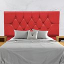Ver imagem 2 de Cabeceira para Cama Casal Queen 160 Cm Olívia e Frame Suede Vermelho