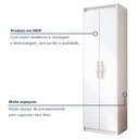 Ver mais imagens de Sapateira Multiuso 2 Portas 5 Prateleiras 177cm Bliss Branco