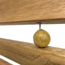 Ver imagem 7 de Kit 1 Espreguiçadeira de Madeira Maju com Mesinha/banquinho Multiuso Madeiral