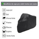 Ver imagem 7 de Capa pra Moto Impermeável Proteção contra Sol Chuva Raios Uv
