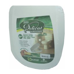 Assento Sanitário Almofadado Sabatini Icasa Branco Sicmol - 1