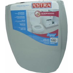 Assento Sanitário Almofadado Monte Carlo Deca Cinza