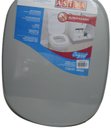 Ver imagem 1 de Assento Sanitário Almofadado Icasa Sabatini Etna Cinza claro