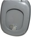 Ver imagem 2 de Assento Sanitário Almofadado Icasa Sabatini Etna Cinza claro