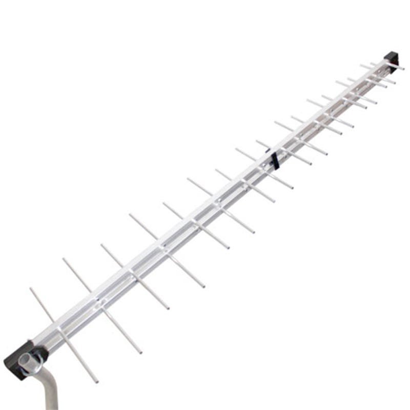 Antena TV Externa Uhf Digital HDTV 28 Elementos Potente 18 Dbi - 4