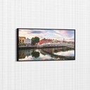 Ver imagem 2 de Quadro Hapenny Bridge Ponte Canvas Flutuante Preto 100x50cm