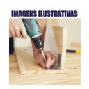 Ver mais imagens de Kit 300 Parafusos Chipboard Philips e Buchas + Maleta