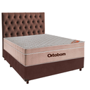 Ver imagem 1 de Kit Cama Box + Cabeceira + Colchão Casal Molas Ensacadas - Airtech - Ortobom