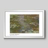 Quadro Claude Monet Water Lily Pond, 1917 Arts Memphis 90x60cm Moldura Caixa Branco - 1
