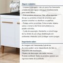 Ver imagem 3 de Balcão de Cozinha com Tampo 2 Portas 3 Gavetas Atenas - Kaiki Móveis Branco