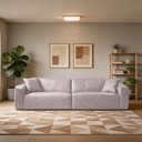 Ver imagem 1 de Sofá 4 Lugares 288cm Living Sala de Estar Murilo Sintético Pu K01 - D'rossi