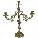 Ver imagem 3 de Castiçal Cupido 3 Velas Bronze Decoração Presentes Religião