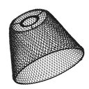 Ver imagem 3 de Lustre Abajur Pendente Cupula Iluminaçao Casa Copa Quarto Sala Decoraçao Metal Aramado Lampada Luz T